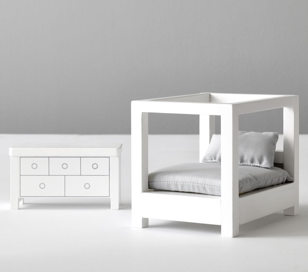 Dollhouse Bedroom Accessory Set
